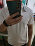 JEEP SPIRIT吉普短袖T恤男polo半袖新款男士夏季t恤衫商务休闲翻领上衣体恤纯 T118 白色 XL (125-140斤) 实拍图