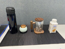 容山堂竹制茶席麻布禅意茶桌布艺茶杯垫笔洗茶道功夫茶具配件 50*30复古款禅黑竹茶席 实拍图