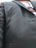 培蒙西服套装男商务休闲男士职业装商务正装修身新郎伴郎结婚礼服 双扣黑色两件套|西装+西裤 2XL185 实拍图