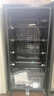 先科食品留样柜小冰箱家用幼儿园食堂酒店办公室冷藏保鲜展示柜水果蔬菜药品柜单开门冰吧透明玻璃带锁 保鲜柜120L（冷藏+蓝光灯+带锁） 实拍图