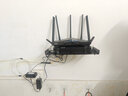 卡维瑞收纳置物架免打孔客厅墙上wifi路由器机顶盒投影仪挂壁放置架 【多功能收纳】黑色 实拍图