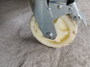 森桓（SENHUAN）脚轮轮子尼龙重型耐磨万向轮带刹车平板小手推车轮定向滑轮轱辘 6寸尼龙刹车 实拍图