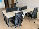 YOE.FTY优宜办公室办公桌椅员工桌屏风工作位四人工作台电脑桌职员桌组合 双人位-无柜子 实拍图