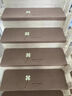 小棕熊（XIAOZONGXIONG） 小棕熊实木楼梯踏步垫免胶自粘防滑家用楼梯垫夜光脚垫满铺地垫 四叶草米驼/免胶自吸 55x22x4.5cm【白色大理石慎用】 实拍图