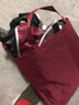太空（TaiKong）电动电瓶摩托车雨衣长款全身防暴雨单人时尚卡通男女加大加厚雨披 有镜套-深红 XXXXL 实拍图