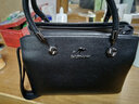 北狐真皮女包中年女包妈妈包高贵大气百搭女手提包情人节时尚头层牛皮 黑色 实拍图
