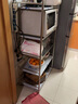 十拓落地置物架移动储物架收纳架厨房储物餐车推车多层架子整理架落地 豪华升级加厚加粗不锈钢五层宽35长60高125 实拍图