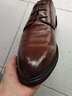 红蜻蜓男鞋英伦风商务正装鞋德比鞋系带男士皮鞋低帮办公鞋婚鞋WTA30445 棕色 41 实拍图