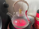 叁坤 加厚玻璃茶壶耐热煮茶器养生壶泡茶烧水提梁壶普洱花茶壶过滤家用保温煮茶电陶炉功夫茶具 铜珠壶+胡桃木茶炉 实拍图