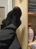3515强人秋冬季轻便防寒靴男冬季二棉鞋加绒加厚雪地靴男绒款高帮男鞋 黑色绒款 40 实拍图