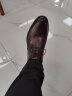 百丽通勤商务鞋男商场同款真皮正装鞋纯色系带加绒7TN01AM3 啡色 44 晒单实拍图