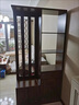 百裕达中式实木间厅柜鞋柜一体简约家用进门口隔断屏风衣帽架门厅玄关柜 特殊尺寸定制 详情联系客服 实拍图