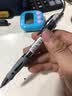 晨光文具GP1008按动中性笔签字笔0.5黑色水笔学生考试用医生处方蓝黑办公会议碳素水笔芯教师用红笔 黑色-6支装 实拍图