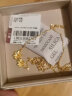 六福珠宝 足金栀子花黄金项链女款套链含吊坠 计价 GMGTBN0009A 约4.43克 实拍图