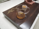 森煜 整块乌檀木实木茶盘功夫茶具 家用茶台排水式简约原木茶托盘 观山55*30*4.5 实拍图