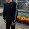 JEEP SPIRIT吉普卫衣男长袖T恤男士春秋冬季新款秋装秋衣圆领纯色休闲体恤男 1606黑色 常规 XL （125-140斤） 实拍图