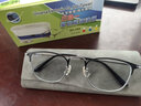 CHASM近视眼镜男痞帅型男大脸钛材眼镜框架女配防蓝光变色高度近视散光 黑银百搭款 配1.56变色防蓝光镜片(度数备注) 实拍图