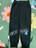 迪士尼（DISNEY）儿童男童长裤子棉质时尚运动宽松卫裤23春秋DB231MA10碳黑120 实拍图
