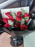 蔷薇恋鲜花速递同城配送红玫瑰花束表白送女友老婆求婚生日礼物纪念日 99朵混色玫瑰（香槟+粉玫瑰） 同城配送/预约送花时间-联系客服 实拍图