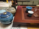 慢半拍 钧窑陶瓷茶叶罐子  茶叶零食药材化妆品密封罐 储存罐 包装礼盒 孔雀蓝茶罐+麦芽黄茶罐 600ml 2 双罐安全包装 实拍图