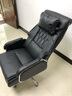 纽麦老板椅真皮可躺午休按摩大班椅舒适人体工学家用办公座椅电脑椅子 头层牛皮+搁脚+按摩【弹簧包+送头枕 颜色备注】 铝合金脚   固定扶手 实拍图