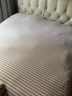 网易严选A类【新疆长绒棉】针织条纹四件套纯棉全棉被套床单被罩四季款 【新款】钰灰-烟灰色 1.8m床四件套 床笠款 适用2.2*2.4m被芯 实拍图