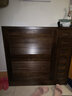 家逸 实木鞋柜玄关柜门厅柜客厅门口超薄鞋柜翻斗柜 三门胡桃色 实拍图