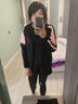 玉儿恋 瑜伽服女运动套装休闲户外五件套健身房跑步宽松速干衣健身服女 粉色五件套 XL 实拍图