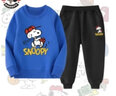 史努比（SNOOPY）史努比儿童卫衣套装2025春季新款女童男童运动童装休闲裤子两件套 绿色 120 实拍图