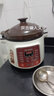 天际（TONZE）大容量电炖炖锅 快炖炖锅插电砂锅煮粥煲汤锅陶瓷全自动家用预约定时4-8人用50LD 5L 实拍图