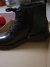 敏蔻头层牛皮春秋新款经典马丁靴女英伦风前系带小皮鞋短靴女 黑色侧拉链单里 40 实拍图