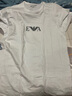 安普里奥·阿玛尼（Emporio Armani）夏季新款潮流休闲男短袖t恤打底衫2件套装111267 CC715 黑白S 实拍图