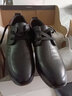 稻草人男鞋皮鞋男士商务休闲鞋秋冬季真皮内增高透气防滑耐磨软面鞋子 917黑色 44 实拍图