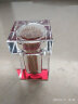 贝鲁斯 水晶玻璃牙签盒创意透明彩色牙签筒透明牙签盒带盖 酒红（牙签盒） 实拍图
