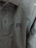 JEEP SPIRIT吉普休闲长袖t恤男商务简约宽松POLO翻领男士体恤打底衫 PS0037灰色 M码建议120-140斤左右 实拍图