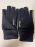 罗维利特 男女士麂皮绒手套骑车秋冬季棉保暖摩托车开车学生写字 黑色漏二指 均码 实拍图