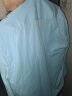 卡帝乐鳄鱼衬衫男秋季纯色休闲长袖衬衫商务百搭白衬衣男 黑色 2XL 实拍图
