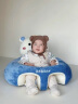 抱抱熊婴儿学坐椅宝宝小沙发座椅子练习坐立神器坐着学做靠枕防摔 凉感透气+小熊+带玩偶 实拍图