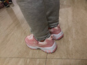 Skechers斯凯奇奶茶熊男女童运动鞋秋冬加绒黑白熊猫鞋大童休闲鞋996212L 539桑葚可可-加绒 30 实拍图