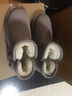 ZHR雪地靴女中筒加绒加厚时尚防滑女靴反绒牛皮平底棉鞋女学生保暖长毛绒短靴女 P29F 卡其色 37 实拍图
