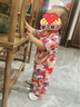 长命富贵周岁礼服男宝宝满月百天百日宴服装抓周岁礼服新生婴儿连体夏短袖 龙行龘龘-红 90cm/1-2岁 实拍图
