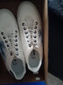 特步男鞋板鞋男士2025秋季新款小白鞋百搭休闲滑板鞋潮旅游运动鞋子男 白红 40 实拍图