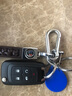 七影汽车钥匙扣车用男防丢挂绳女士皮绳腰挂个性创意简约车钥匙链 黑色皮绳+银色扣【别克】 实拍图