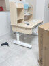 美嘉思 儿童学习桌椅套装 小学生书桌小户型 实木家用写字桌 105橡胶木单桌 蓝 实拍图