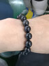 百老石 天然彩虹眼黑曜石手链 8mm--14mm 时尚男女款手串 配鉴定证书 彩虹眼黑曜石手链( 12mm ) 实拍图