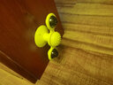 美悦宠物猫玩具吸盘旋转发光逗猫棒自动逗猫自嗨解闷神器毛刷蹭痒磨牙玩具 黄色旋转风车（+逗猫激光笔） 实拍图