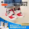 卡特兔宝宝学步鞋小K盾秋季男童婴儿鞋儿童鞋1-3岁软底女童机能鞋 资深红-皮面 22 内长13.5cm 脚长12.5-13.0 实拍图