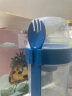 乐扣乐扣（LOCK&LOCK）保鲜盒食品级塑料双层酸奶隔夜燕麦早餐杯存储盒密封罐冰箱收纳盒 蓝色 晒单实拍图