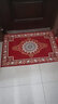 星晚进门口玄关地垫喜庆入户欧式客厅防滑毯子红色耐脏免洗脚垫可裁剪 典雅红 60*90CM 实拍图