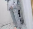 米度丽孕妇裤春秋外穿冬季加厚保暖孕妇装秋冬长裤孕妇裤子宽松 春秋款-浅花灰 M码（建议：80-110斤） 实拍图